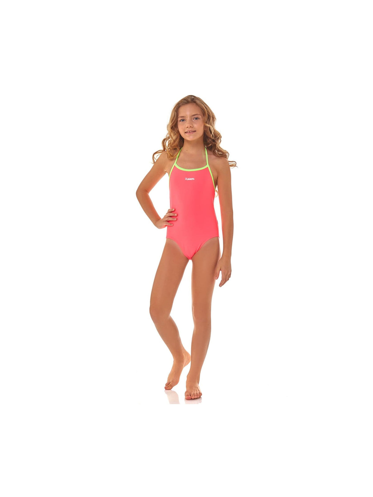 ZAGANO GIRLS SWIMSUIT Bora-coral