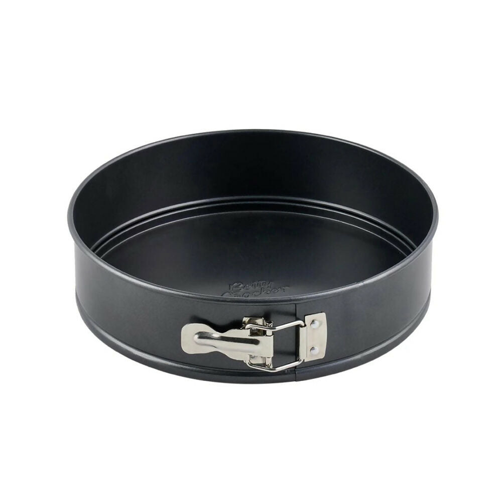 Betty Crocker Non-Stick Baking Springform With Durable Stainless Steel Lock & Removable Bottom, (30cm Thickness 0.4MM) [Grey], BC1014