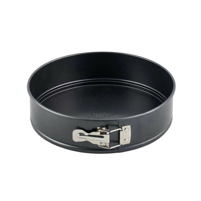 Betty Crocker Non-Stick Baking Springform With Durable Stainless Steel Lock & Removable Bottom, (30cm Thickness 0.4MM) [Grey], BC1014