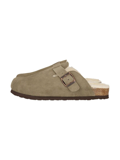CRUZ CAMILLO LEATHER CORK CLOG W/WARM LINING