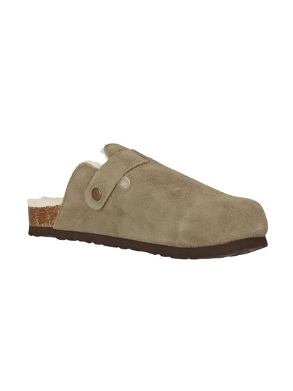 CRUZ CAMILLO LEATHER CORK CLOG W/WARM LINING