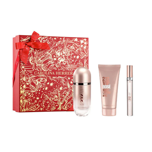 Carolina Herrera 212 VIP Rosé Elixir Gift Set (Eau de Parfum 80ml + Body Lotion 100ml)