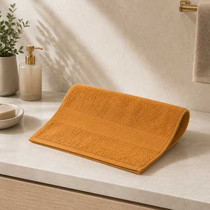 Karaca Home Back To Basic Light Mustard Face Towel 50 x 90 cm, 200.18.01.0956