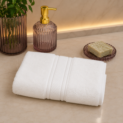 Karaca Home Daily Soft 100% Cotton Face Off-White Towel 50 x 90 cm, 200.20.01.0282