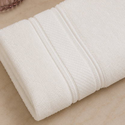 Karaca Home Daily Soft 100% Cotton Face Off-White Towel 50 x 90 cm, 200.20.01.0282