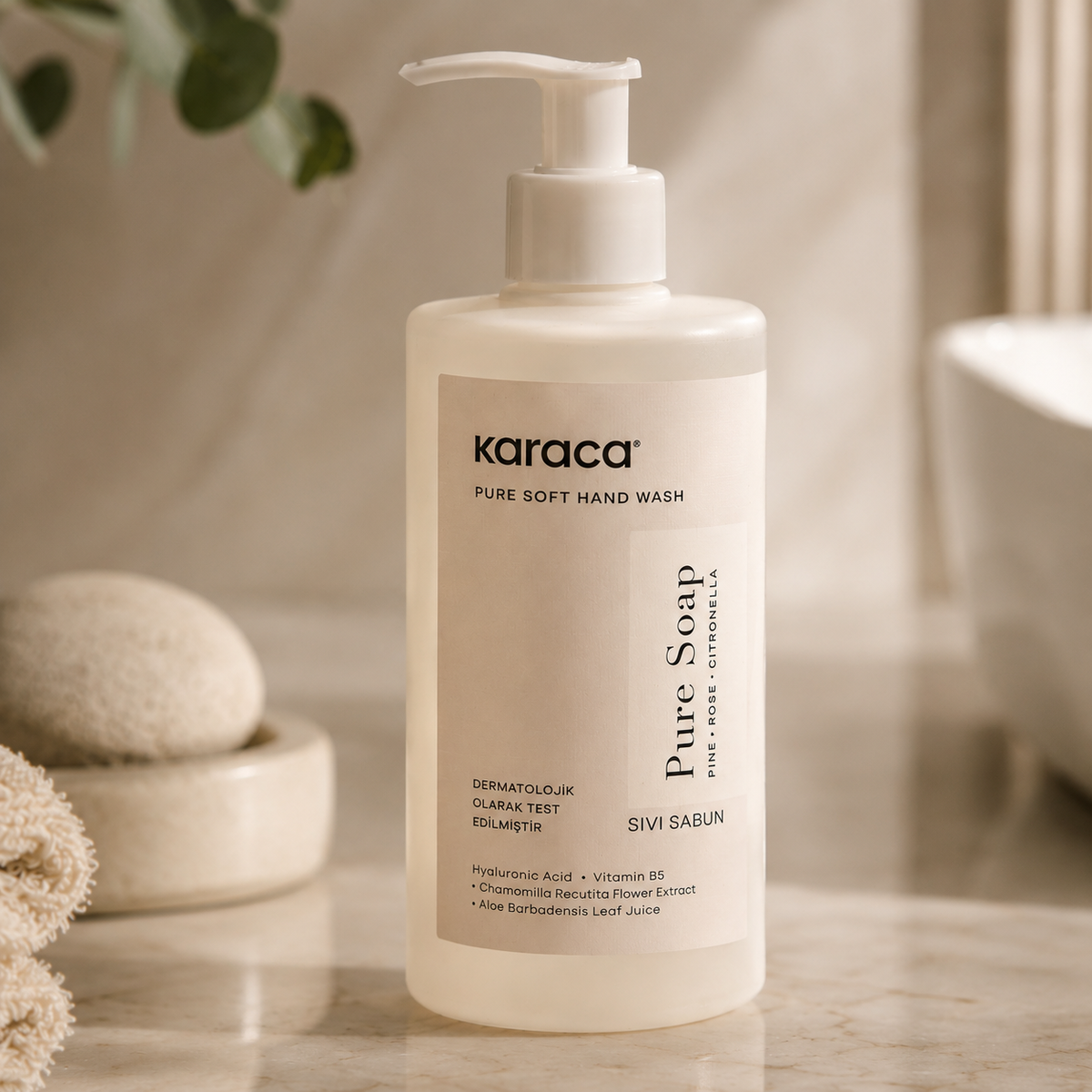 Karaca White Clean Pure Soap Liquid Soap ? 340 ml, 8683650376583