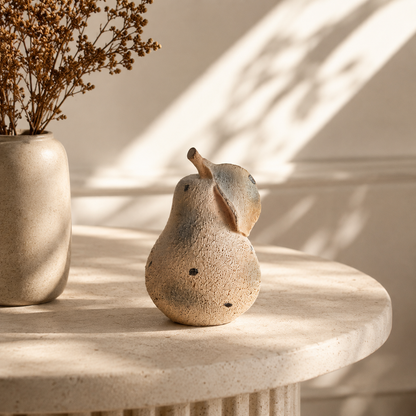 Karaca Pear Gold Figurine Decorative Sculpture, 153.19.01.1224
