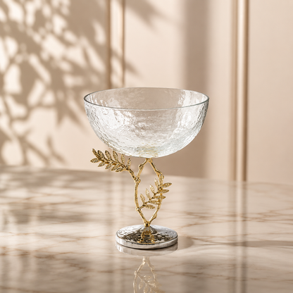 Karaca Home Carmenta Footed Glass Bowl 21 x 18 cm, 153.09.01.9495