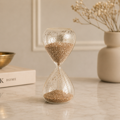 Karaca Home Glitter 15 Minutes Gold Sandglass, 153.09.01.8606
