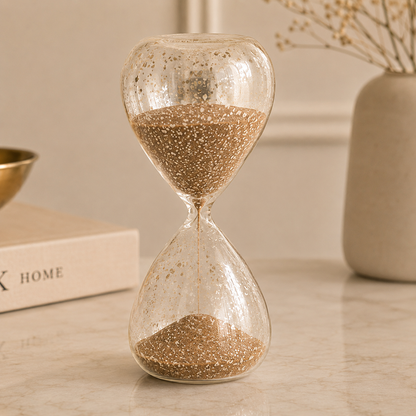 Karaca Home Glitter 15 Minutes Gold Sandglass, 153.09.01.8606