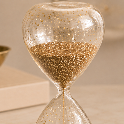 Karaca Home Glitter 15 Minutes Gold Sandglass, 153.09.01.8606