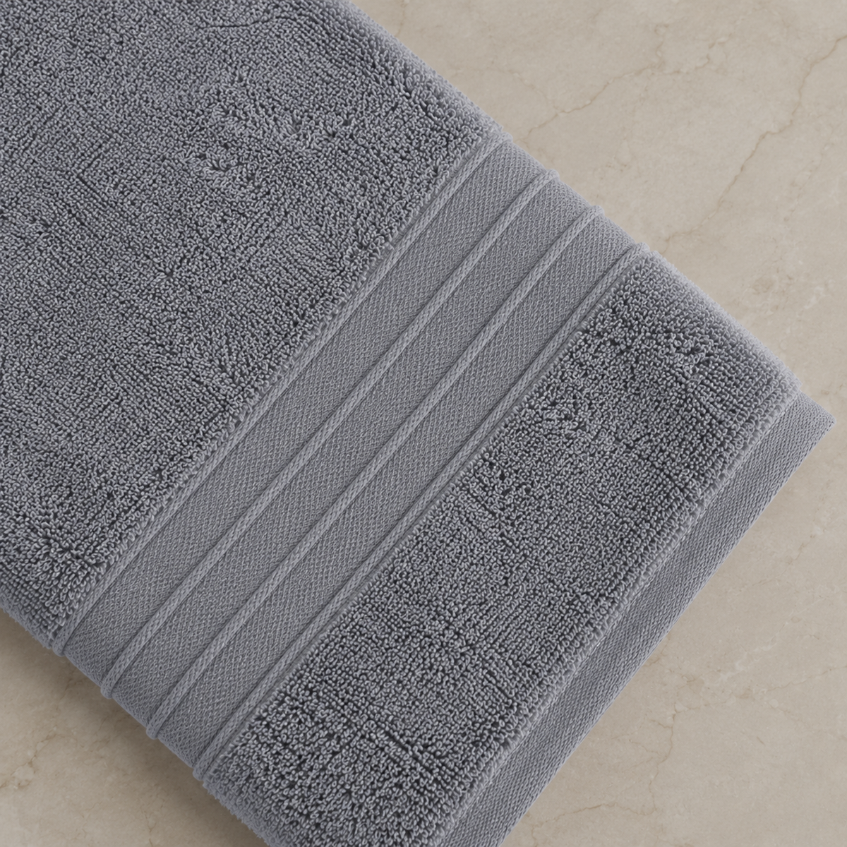 Karaca Home Aquasoft 100% Cotton Bath Anthracite Towel 80 x 150 cm, 200.21.01.0495