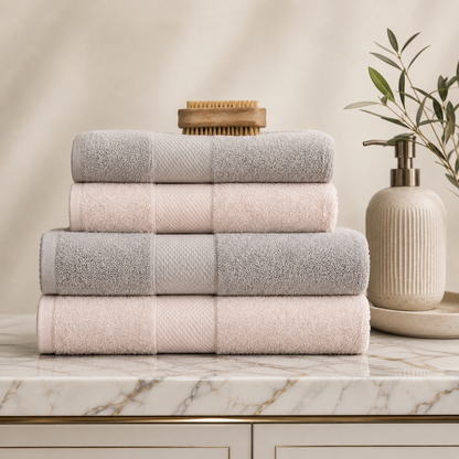 Karaca Sarah Anderson Alven 4-Piece Bath Set
