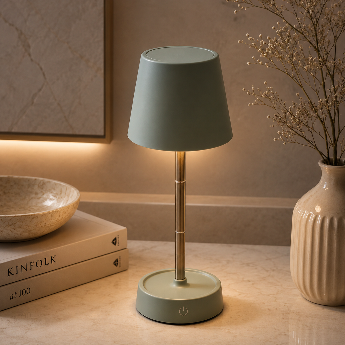 Karaca Home Space LED Green Table Lamp, 153.09.01.6945