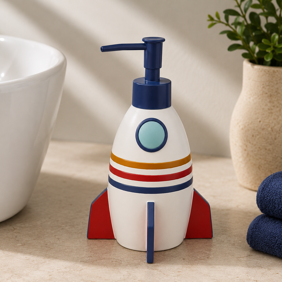 Karaca Home Deon Airplane Soap Dispenser 273 ml, 300.22.02.1044