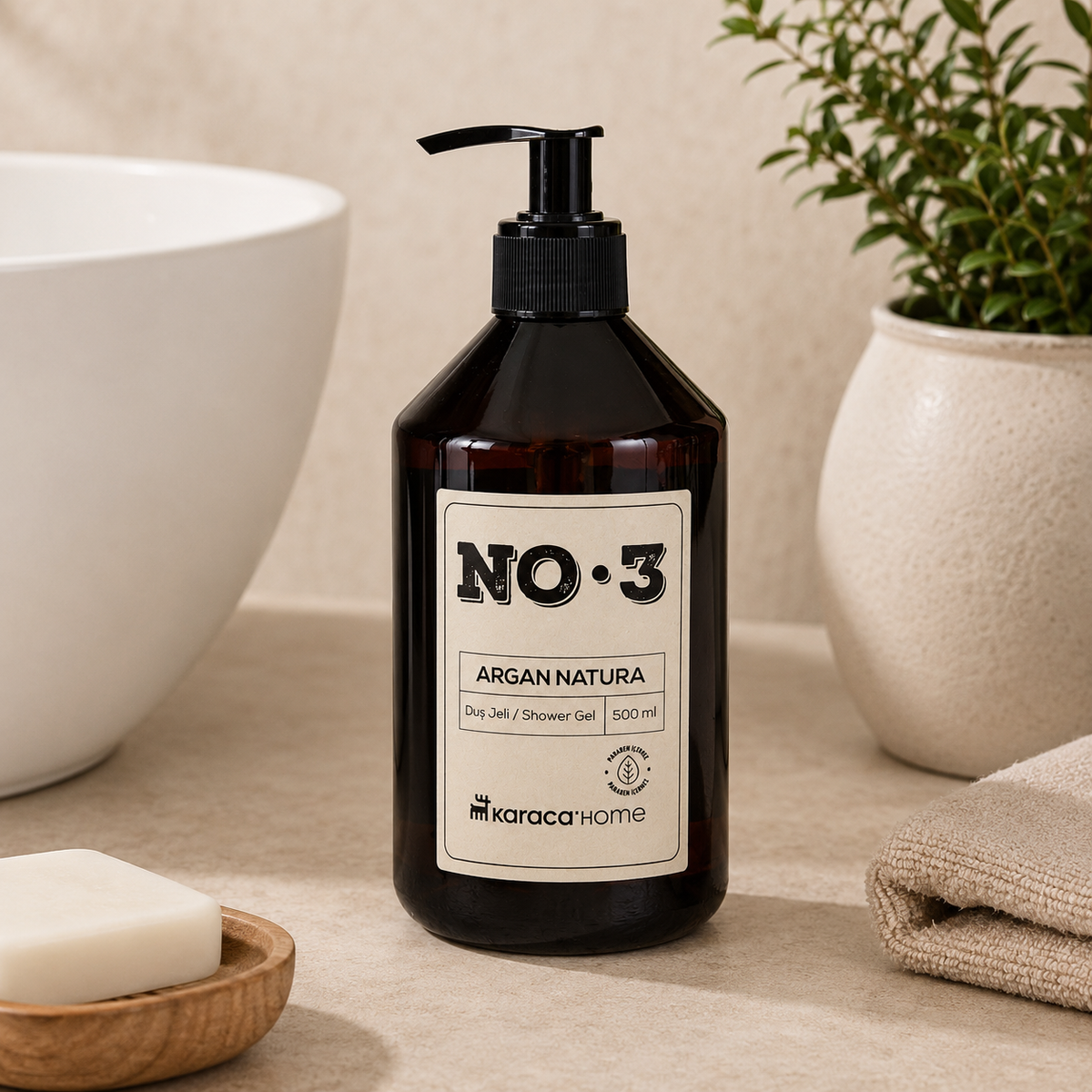 Karaca Home Nourishing Cleansing with a Refined Apothecary Aesthetic 500 ml, 300.22.02.0920