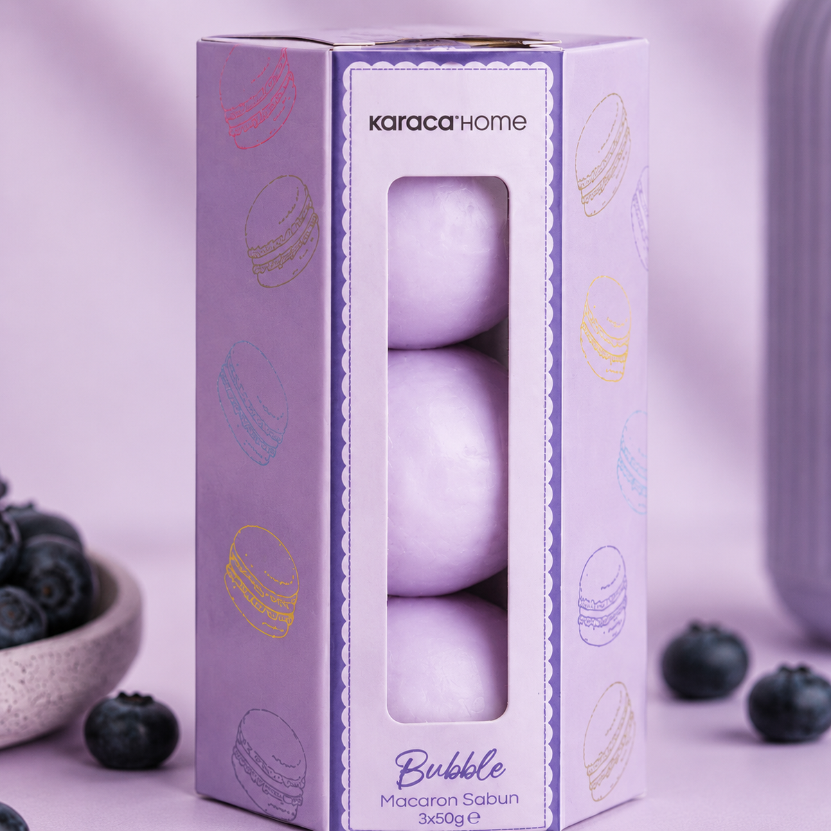 Karaca Home Macaron Bubble Gum Scented Soap, 8680214387306