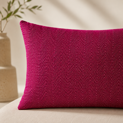 Karaca Home Joyce Plain Fuchsia Cushion 30 x 50 cm, 200.19.01.0478