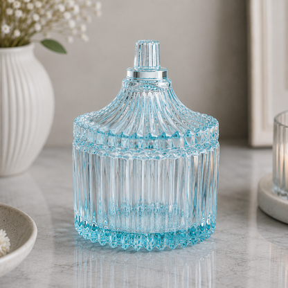 Karaca Home Mini Turkish Delight Bowl with Lid - Light Blue, 153.21.01.0192