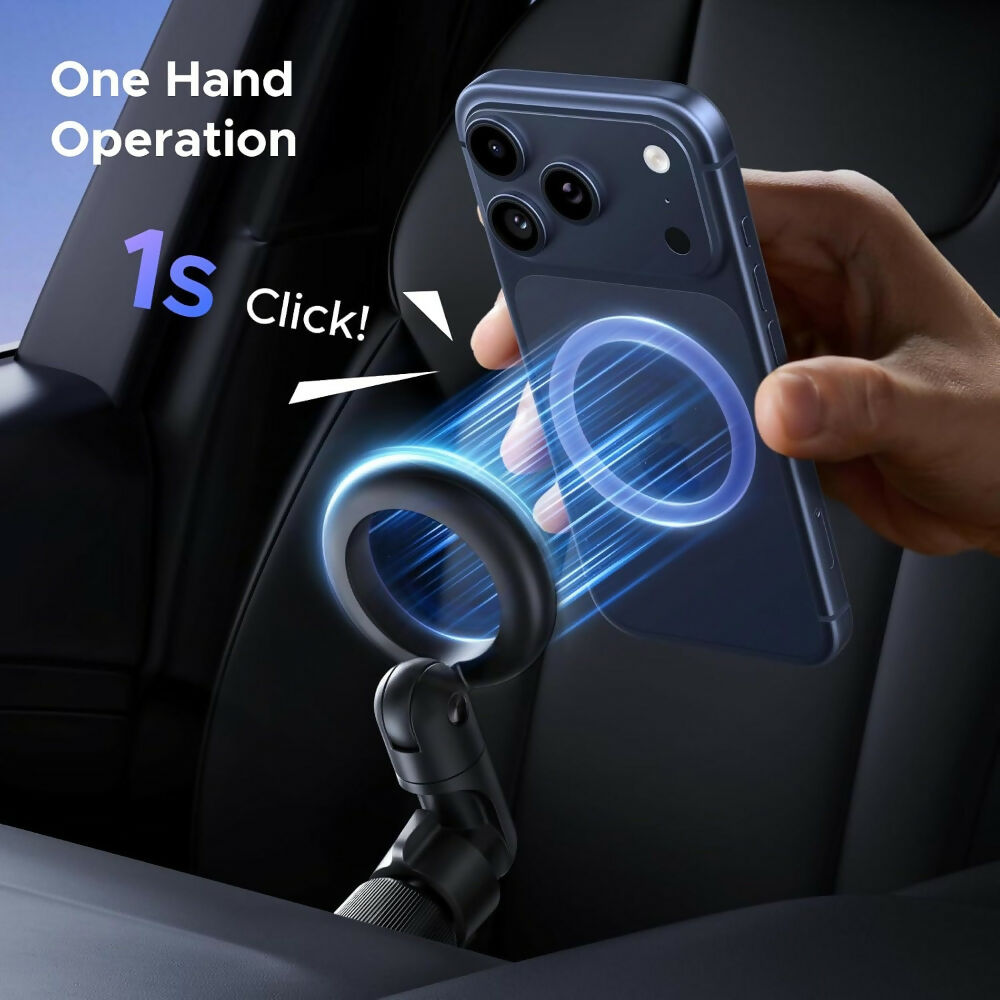 UGREEN MagSafe Car Phone Mount 2.5KG Strong Hold, 360° Adjustable Air Vent Mount, Double Metal Hook Stable Design - LP923 65185