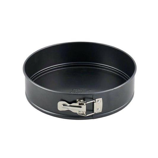 Betty Crocker Non-Stick Baking Springform With Durable Stainless Steel Lock & Removable Bottom, (28Cm-Thickness 0.4Mm) [Grey], BC1013
