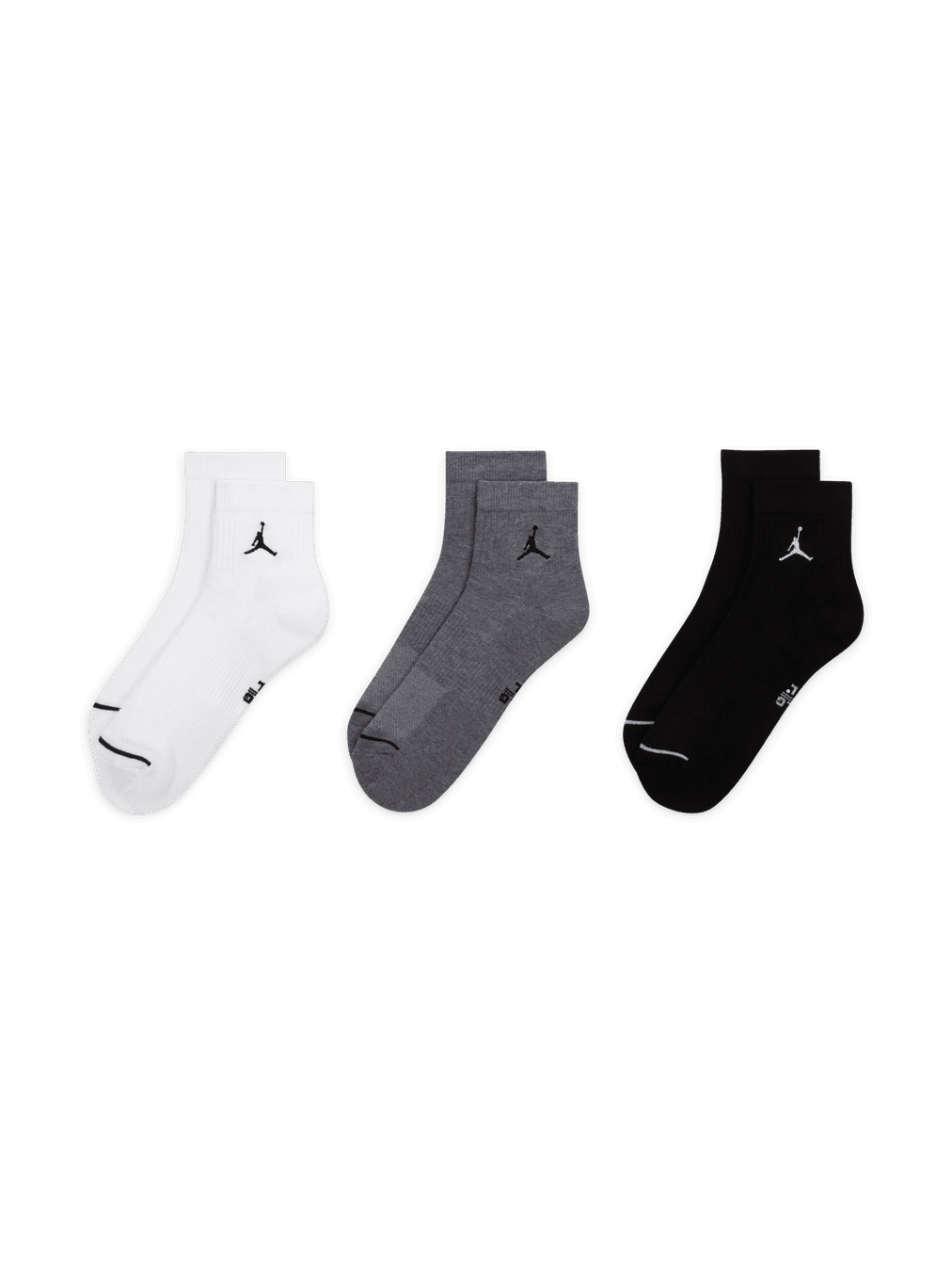 NIKE U J EVERYDAY CUSH POLY ANKLE 3PR -