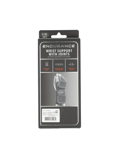 ENDURANCE PROTECH WRIST SUPPORT W/ JOINTS (RIGHT HAND)