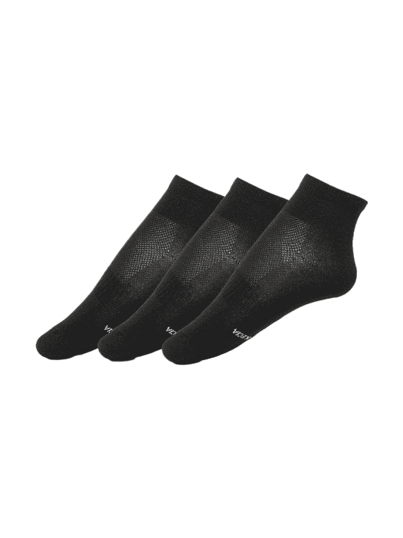 ATHLECIA COMFORT-MESH SUSTAINABLE QUARTER CUT SOCK 3-PACK