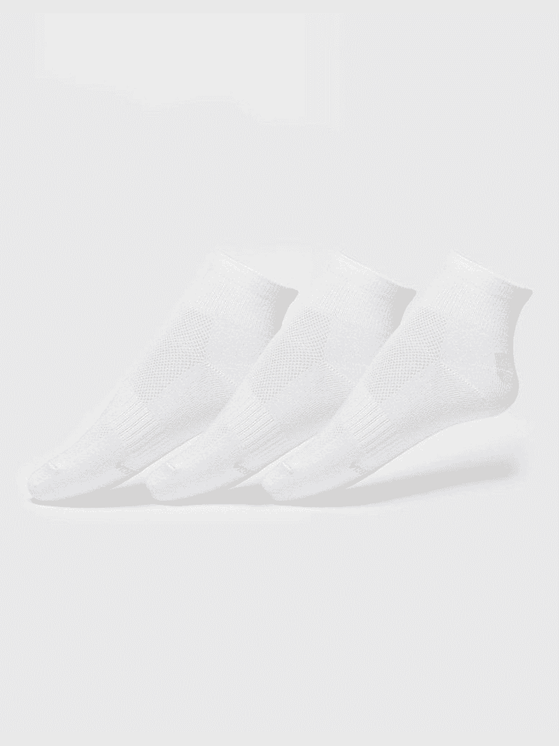 ATHLECIA COMFORT-MESH SUSTAINABLE QUARTER CUT SOCK 3-PACK