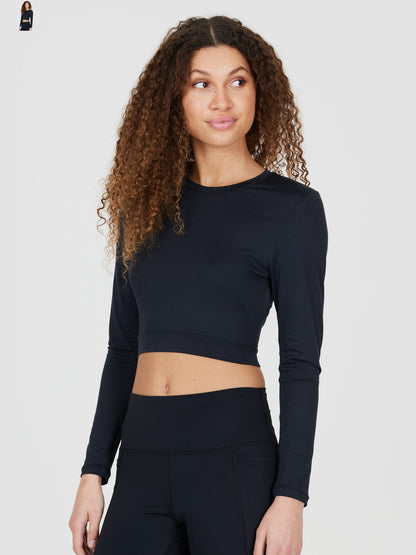 ATHLECIA MARIANNE W CROPPED L/S TEE