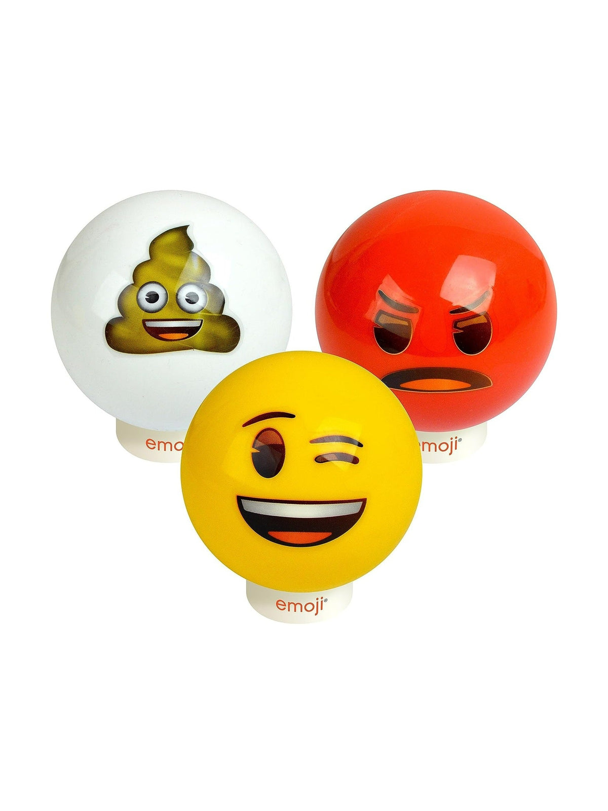 EMOJI 3PK DODGE BALLS