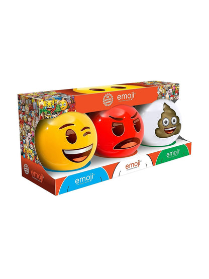 EMOJI 3PK DODGE BALLS