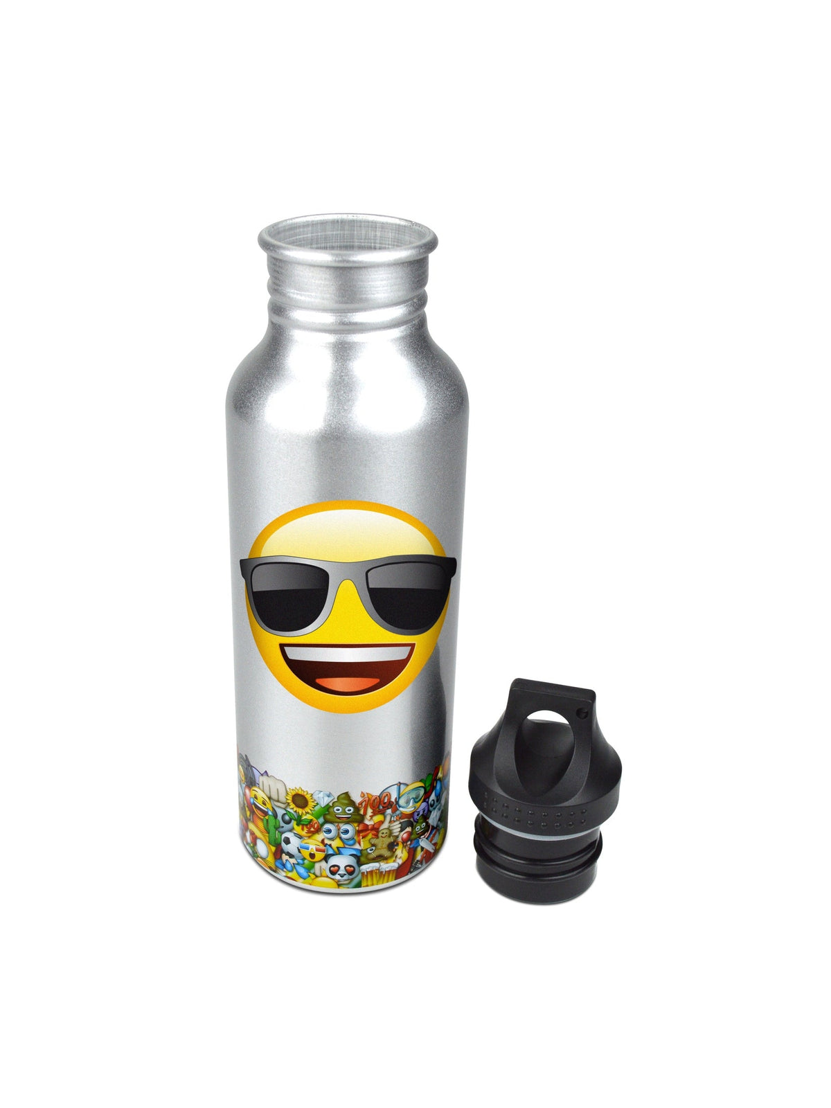 EMOJI WATER BOTTLE SILVER