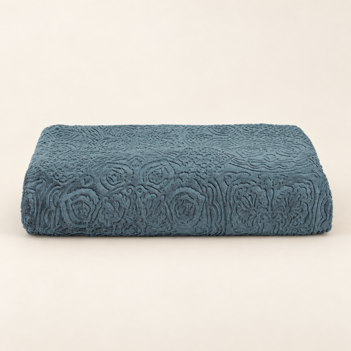 Karaca Home Scala Embossed Double Blanket 200 × 220 cm – Green, 200.18.01.0985