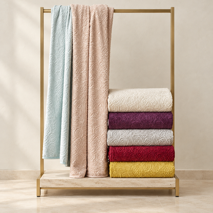 Karaca Home Scala Double Embossed Blanket 200 × 220 cm – Tiffany, 200.18.01.0585