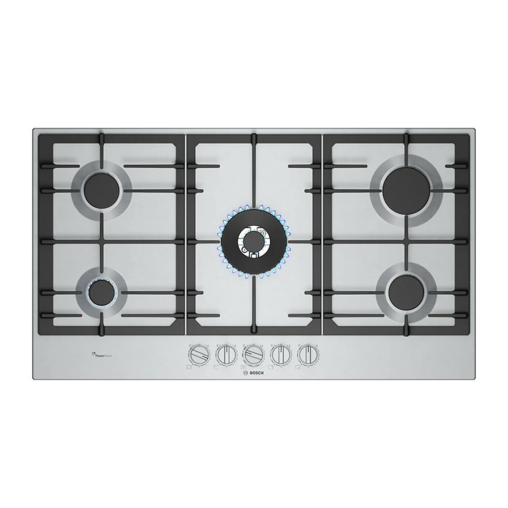 Bosch Induction Hob 90cm Cooktop, Gaz [Stainless Steel], BOS-PCR9A5I