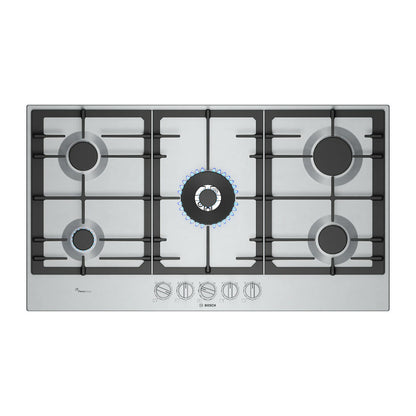 Bosch Induction Hob 90cm Cooktop, Gaz [Stainless Steel], BOS-PCR9A5I