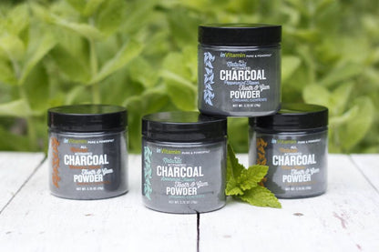 InVitamin, All Natural Activated Charcoal Tooth And Gum Powder Peppermint Flavor