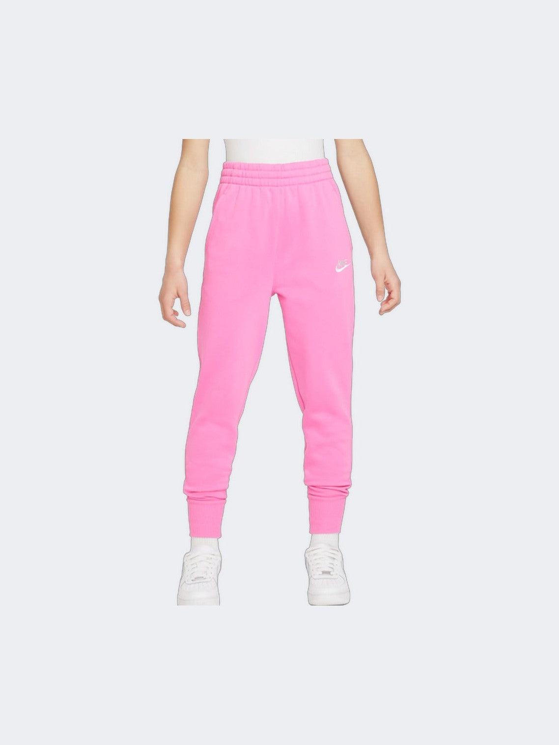 NIKE G NSW CLUB FLC HR FTD PNT LBR