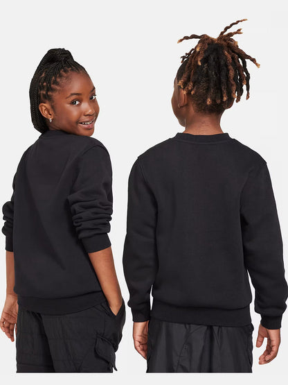 NIKE K NSW CLUB FLC CREW LS HBR