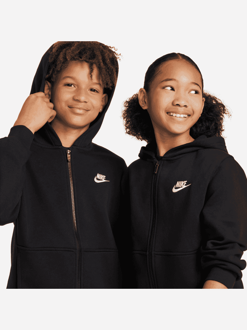 NIKE K NSW CLUB FLC HD FZ LS LBR