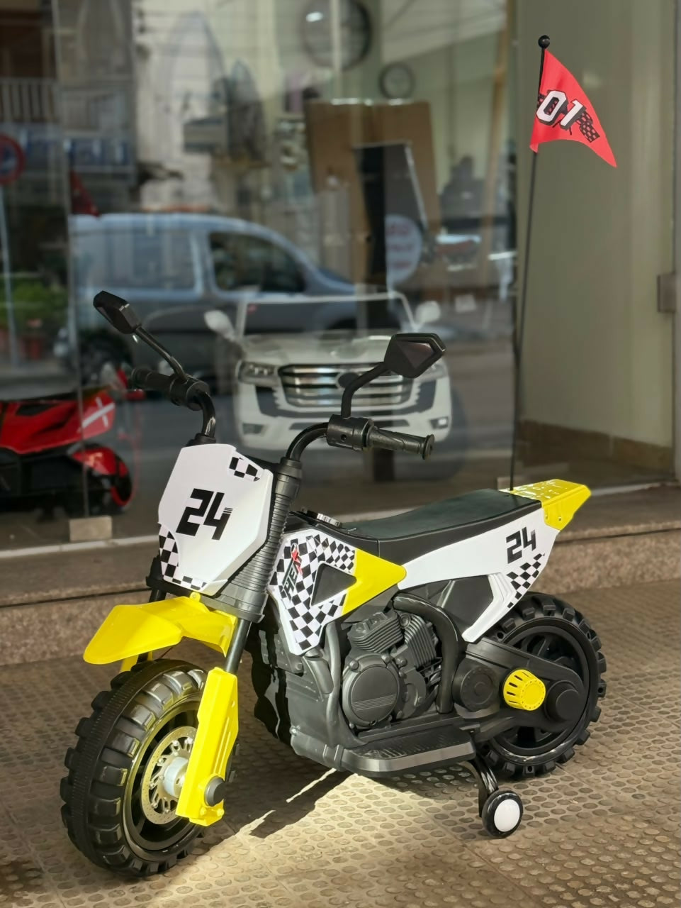 Kids Electric Motorcycle – 6V/12V Battery, LED Lights, Music & Safe Ride (Ages 2–8)