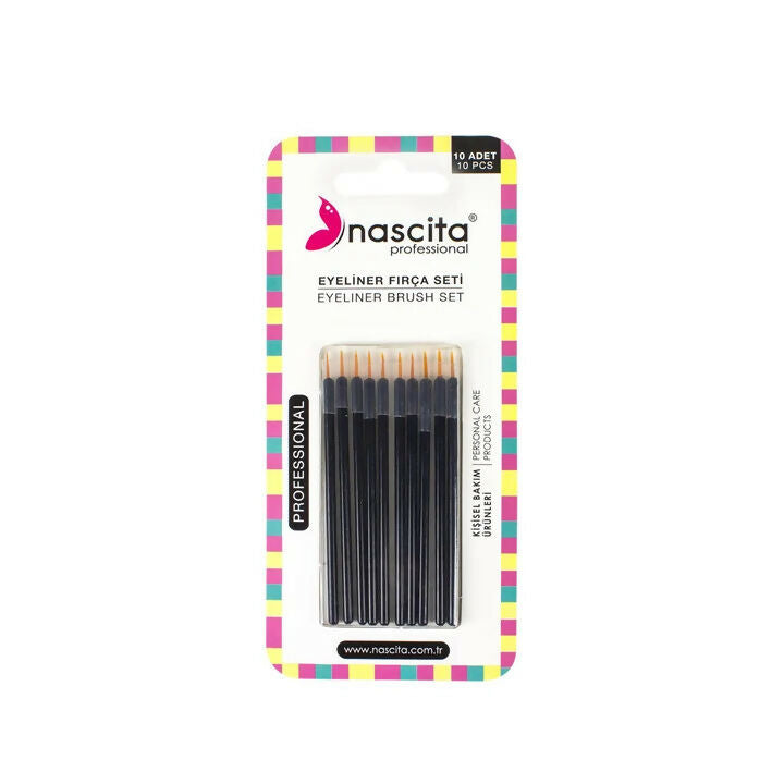 Nascita Professional Eyeliner Brush Set Pack of 10