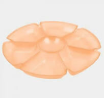 Serving Plate PP Chip and Dip, Available in Many Colors