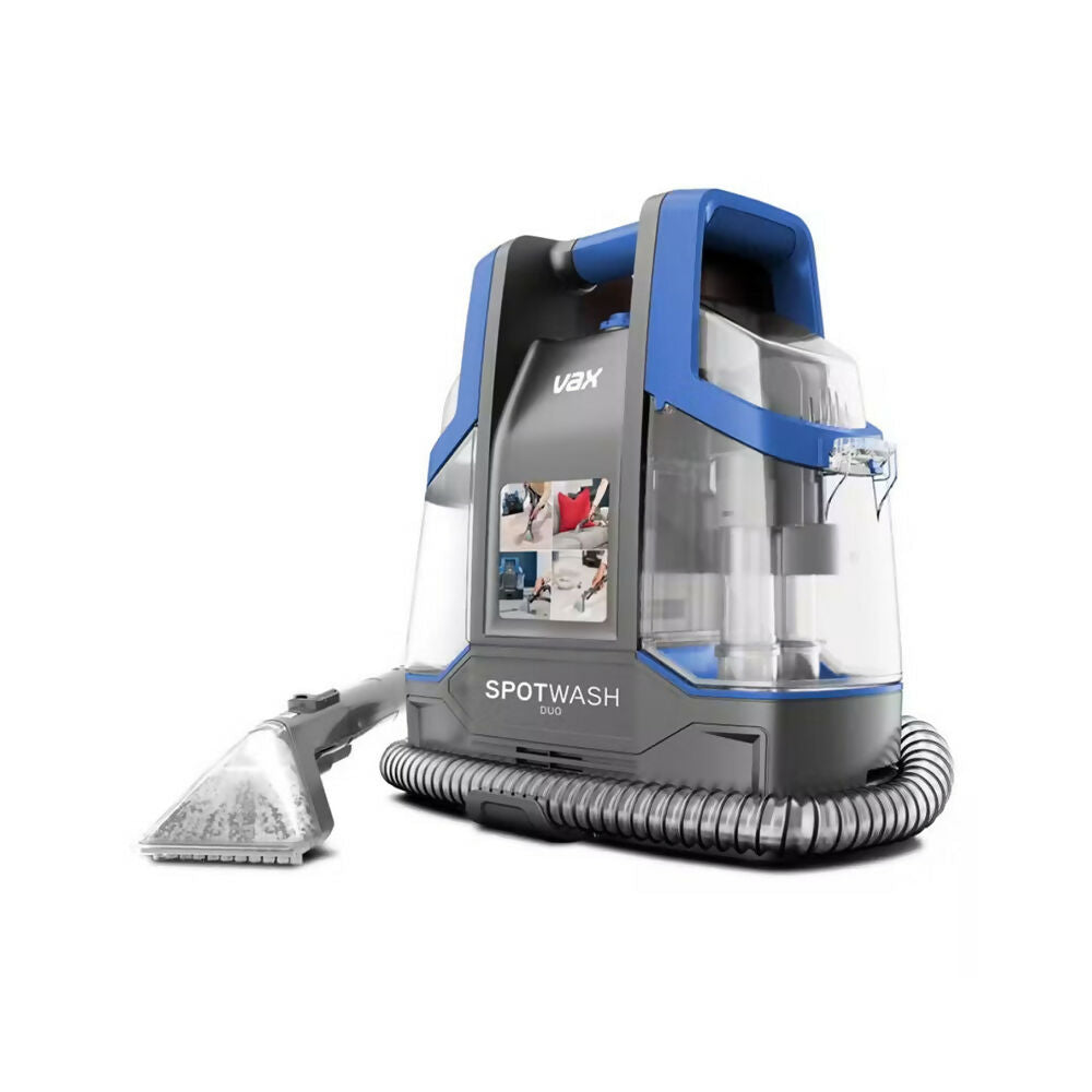Vax Spotwash Duo Versatile And Effective Spot Cleaner, Stains And Spot Cleaning Tasks, Multi-Surface Cleaning, Antimicrobial Tools; Self-Clean Function, Clean Water Tank: 1.6L, Dirty Water Tank: 1L, VAX-CDCWCSXA
