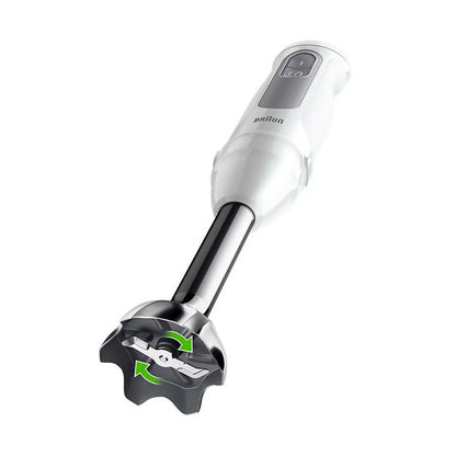 Braun MultiQuick 5, Ergonomic Hand Mixer with PowerBell Plus Technology - 21 Speeds + Turbo, Easy Click Plus System, Steel Shaft, 600ML Bowl, 1000W - [White], MQ50001MWH