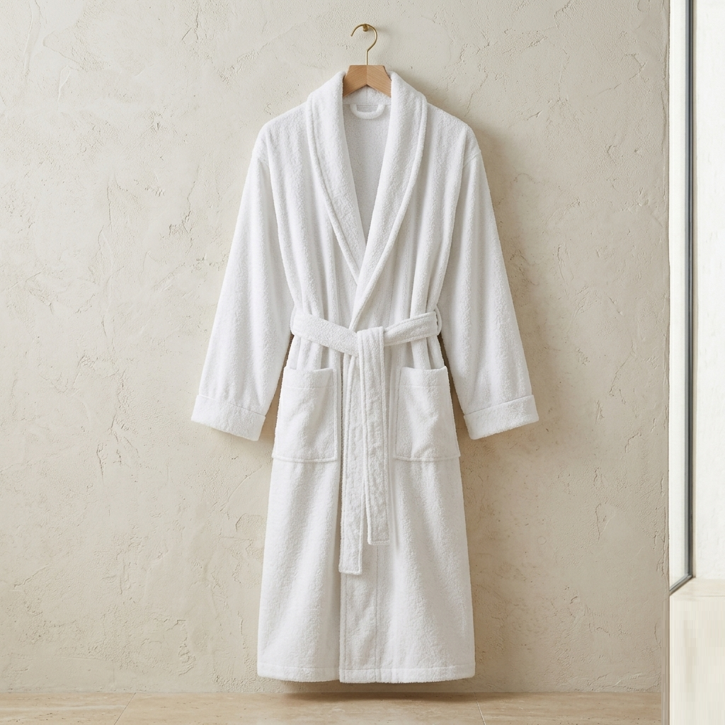 Karaca Home Pure Soft White L/XL Bathrobe, 200.05.01.0329