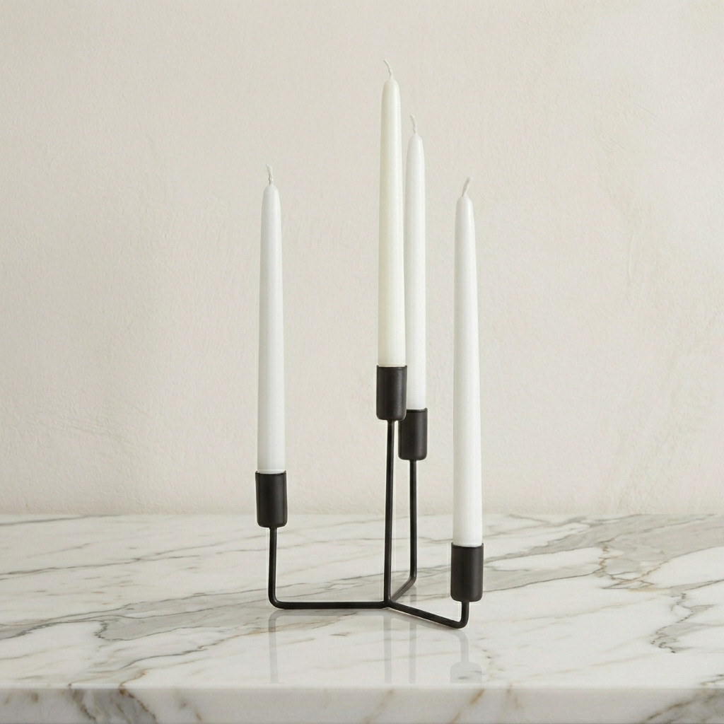 Karaca Home Siela 4-Piece Candlestick Set