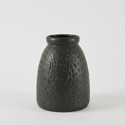 Karaca Home Russel Luxe Sculptural Black Vase, 300.23.01.0529