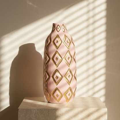 Karaca Home Joyful Pink Vase 30 cm, 300.22.02.0035